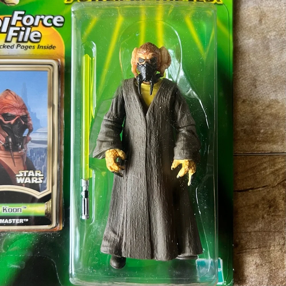 Star Wars Power‎ of the Jedi Plo Koon Jedi Master Action Figure Hasbro 2000 NIB